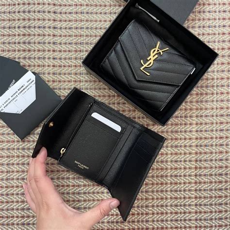 ysl trifold wallet review|YSL handmade wallet.